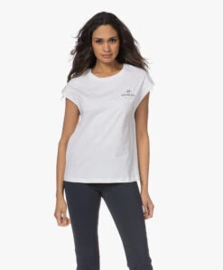 Deblon Sports Megan Logo Sport T-Shirt - Off-White