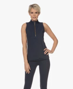 Deblon Sports Rosy Compressie Coltop - Navy/Bordeaux/Off-White -Mode Kleding 230105 3a41c2d5 ccb5 4da1 b02b 12ca320ac88f