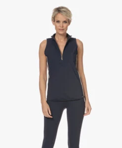 Deblon Sports Rosy Compressie Coltop - Navy/Bordeaux/Off-White -Mode Kleding 230105 3ccd1d2e 1531 4c77 998c c1d91596df38