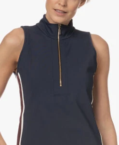 Deblon Sports Rosy Compressie Coltop - Navy/Bordeaux/Off-White -Mode Kleding 230105 f3a12a5b 614c 424b 93cb 056c5d91b50f