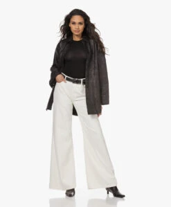 Frame Le Palazzo Puur Katoenen Flared Jeans - Off-White -Mode Kleding 230110 0b46763d 589c 4076 be38 83be3508b8dd