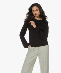 Plein Publique La Coeur Merino Wollen Trui - Zwart -Mode Kleding 230110 0ea7e73b 0e9f 4e6f bc3d 6254c17ea4eb