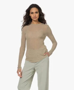 Gai+Lisva Thyra Wolmix Longsleeve - Chinchilla -Mode Kleding 230110 49d9ab97 53be 48a7 ac4b 8fedb9cc7067