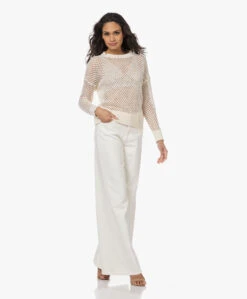 Frame Le Palazzo Puur Katoenen Flared Jeans - Off-White -Mode Kleding 230110 c269541d dbff 4ce2 81f4 4bbd89a393d0