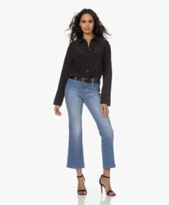 Joseph Joe Zijden Crêpe De Chine Overhemdblouse - Zwart -Mode Kleding 230111 48a3e4f8 624e 46a9 b055 556dccb3bba2