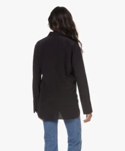 Joseph Joe Zijden Crêpe De Chine Overhemdblouse - Zwart -Mode Kleding 230111 7ec9c648 9aac 4814 b367 bcda0dc1ae8f