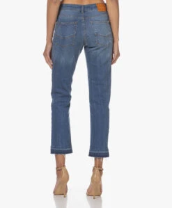 Zadig & Voltaire Boyfit Katoenmix Stretch Jeans - Blauw -Mode Kleding 230112 c4dae919 de93 4e98 b94c 859d283ad253