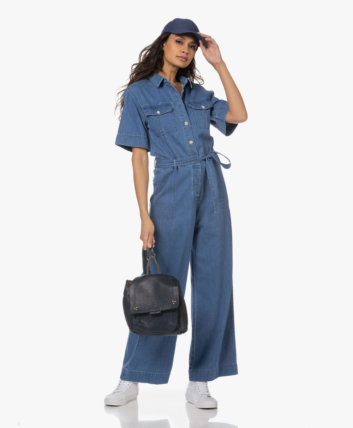 Varsity Headwear Linnen Pet - Oxford Blue 10 Varsity Headwear Linnen Pet - Oxford Blue - Afbeelding 10