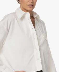 Anine Bing Travis Cropped Overhemd - Wit -Mode Kleding 230117 d607930f 1024 42ad afbd c39ba971db32