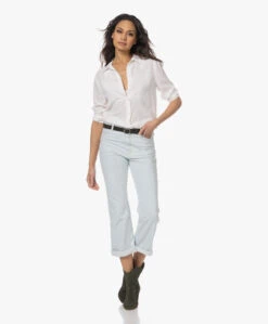 Equipment Essential Zijden Blouse - Wit -Mode Kleding 230118 261c1fcd 3666 4d28 98e5 6d31426fee60