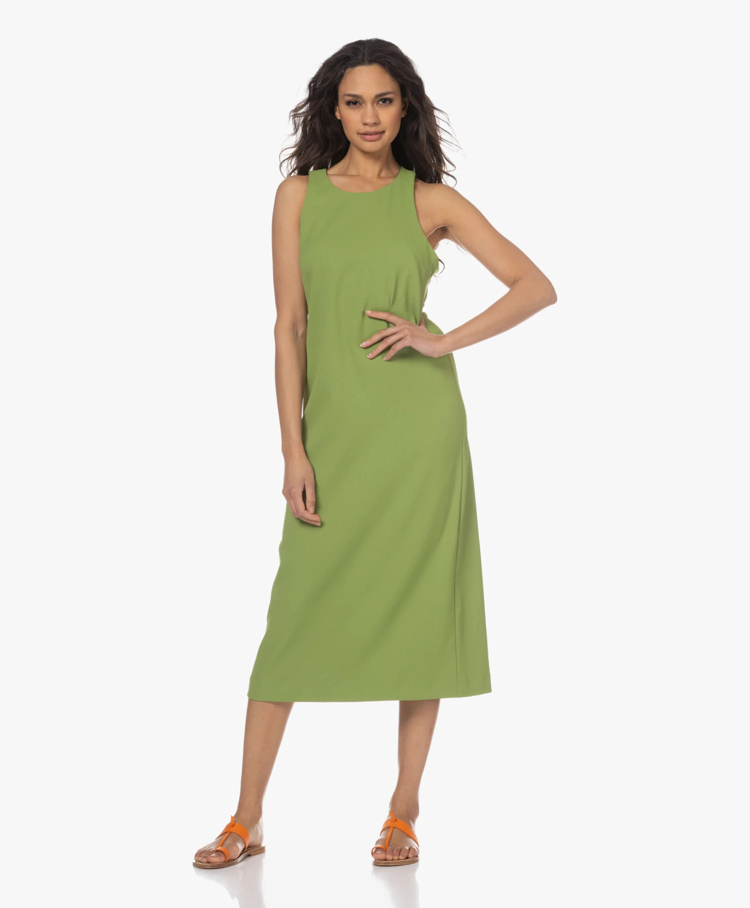 K. Jacques St. Tropez Ganges Leren Teensandalen - Mandarine 9 K. Jacques St. Tropez Ganges Leren Teensandalen - Mandarine - Afbeelding 9