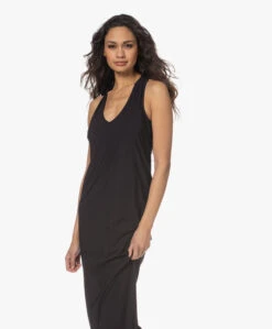 Japantky Ryos Mouwloze Travel Jersey Jurk - Diepzwart -Mode Kleding 230119 4792a390 1db8 41cb a4d7 be1ea481f85c