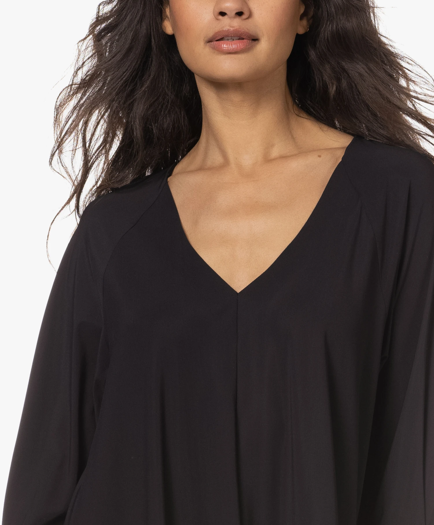 Japantky Iwao Travel Jersey Maxi A-Lijn Jurk - Diepzwart 7 Japantky Iwao Travel Jersey Maxi A-Lijn Jurk - Diepzwart - Afbeelding 7