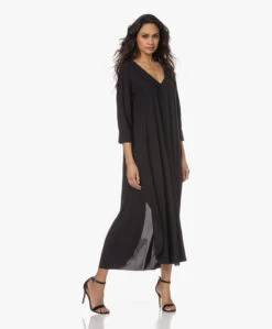 Japantky Iwao Travel Jersey Maxi A-Lijn Jurk - Diepzwart 20 Japantky Iwao Travel Jersey Maxi A-Lijn Jurk - Diepzwart -Mode Kleding 230119 d65e1203 e5ef 494d a93a 0c9ad44cc9cf