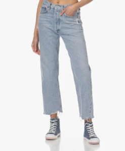 Agolde 90'S Cropped Jeans Met Rechte Pijpen - Nerve