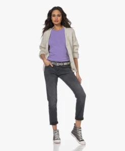 Denham Monroe Lg Girlfriend Fit Jeans - Grijs -Mode Kleding 230126 16c1c42c d82f 498d 93e2 39101e1f62ee