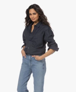 Citizens Of Humanity Kayla Katoenen Poplin Overhemdblouse - Navy 20 Citizens Of Humanity Kayla Katoenen Poplin Overhemdblouse - Navy -Mode Kleding 230126 2d66aed6 4606 4722 8d8c d26734ff4516