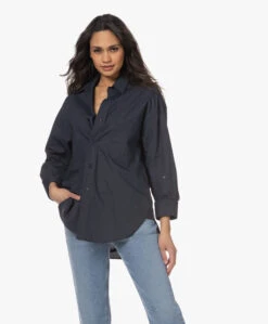 Citizens Of Humanity Kayla Katoenen Poplin Overhemdblouse - Navy 24 Citizens Of Humanity Kayla Katoenen Poplin Overhemdblouse - Navy -Mode Kleding 230126 325842cd b795 4efa b9bd ff54d00dc76b