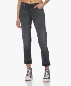 Denham Monroe Lg Girlfriend Fit Jeans - Grijs