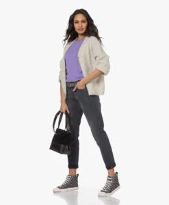 Denham Monroe Lg Girlfriend Fit Jeans - Grijs -Mode Kleding 230126 981ebeb3 5026 42ba 8037 d1d41f090d97