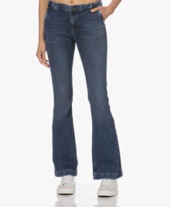 By-Bar Leila Flared Jeans - Middenblauw