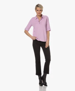 Frame Le Cropped Mini Boot Stretch Jeans - Zwart -Mode Kleding 230130 44273d33 be5f 40c1 b1db a69ac25b81e4