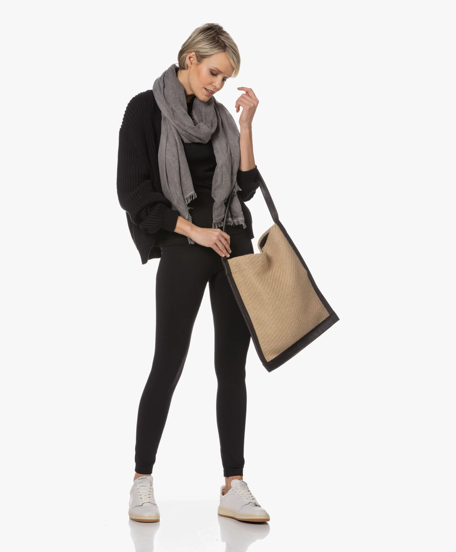 Closed Jersey Legging Met Hoge Taille - Zwart 12 Closed Jersey Legging Met Hoge Taille - Zwart - Afbeelding 12