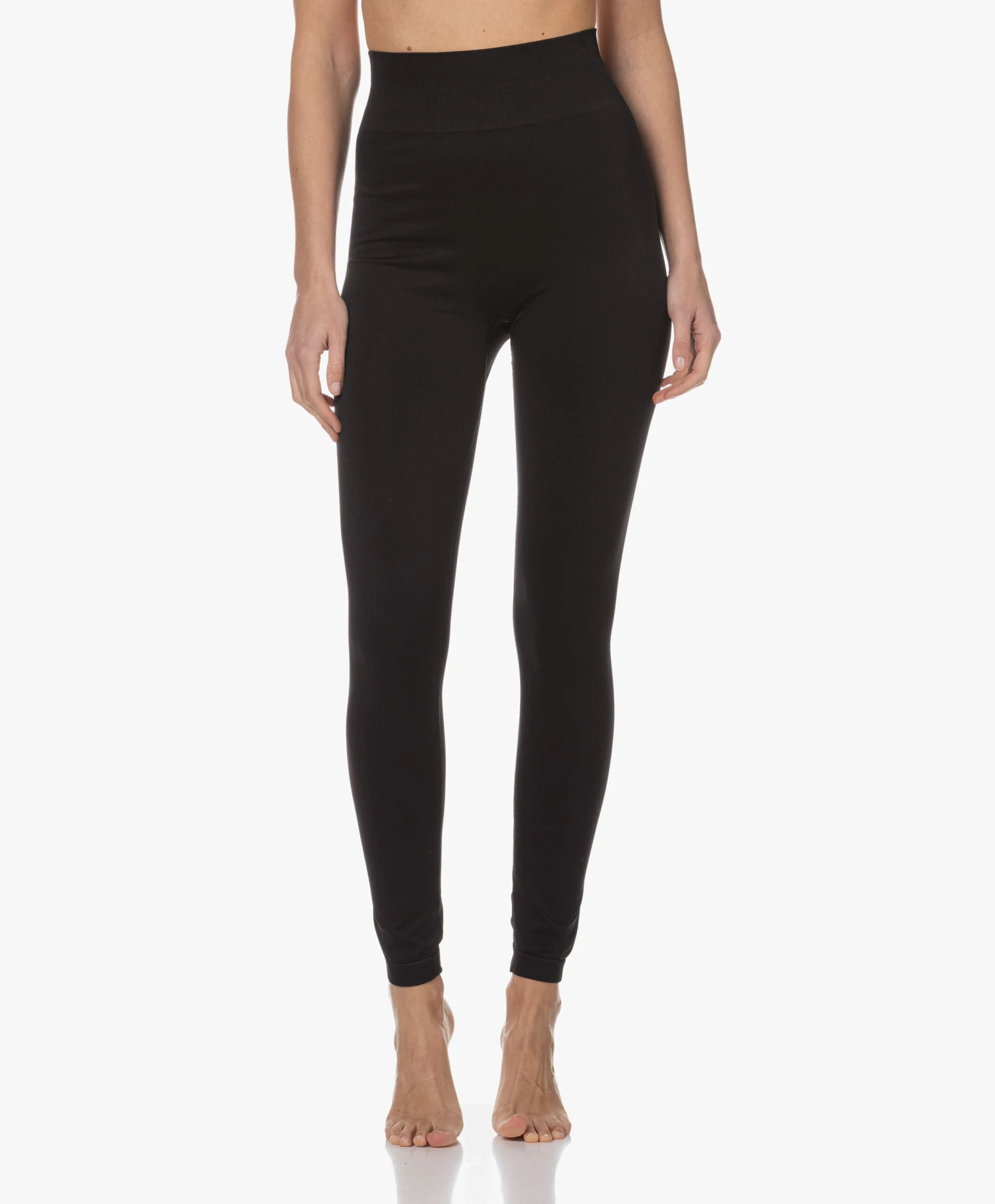 Closed Jersey Legging Met Hoge Taille - Zwart 1 Closed Jersey Legging Met Hoge Taille - Zwart