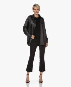 Frame Le Cropped Mini Boot Stretch Jeans - Zwart -Mode Kleding 230130 95c31de8 79bf 4956 80d4 d8c6b3765d45