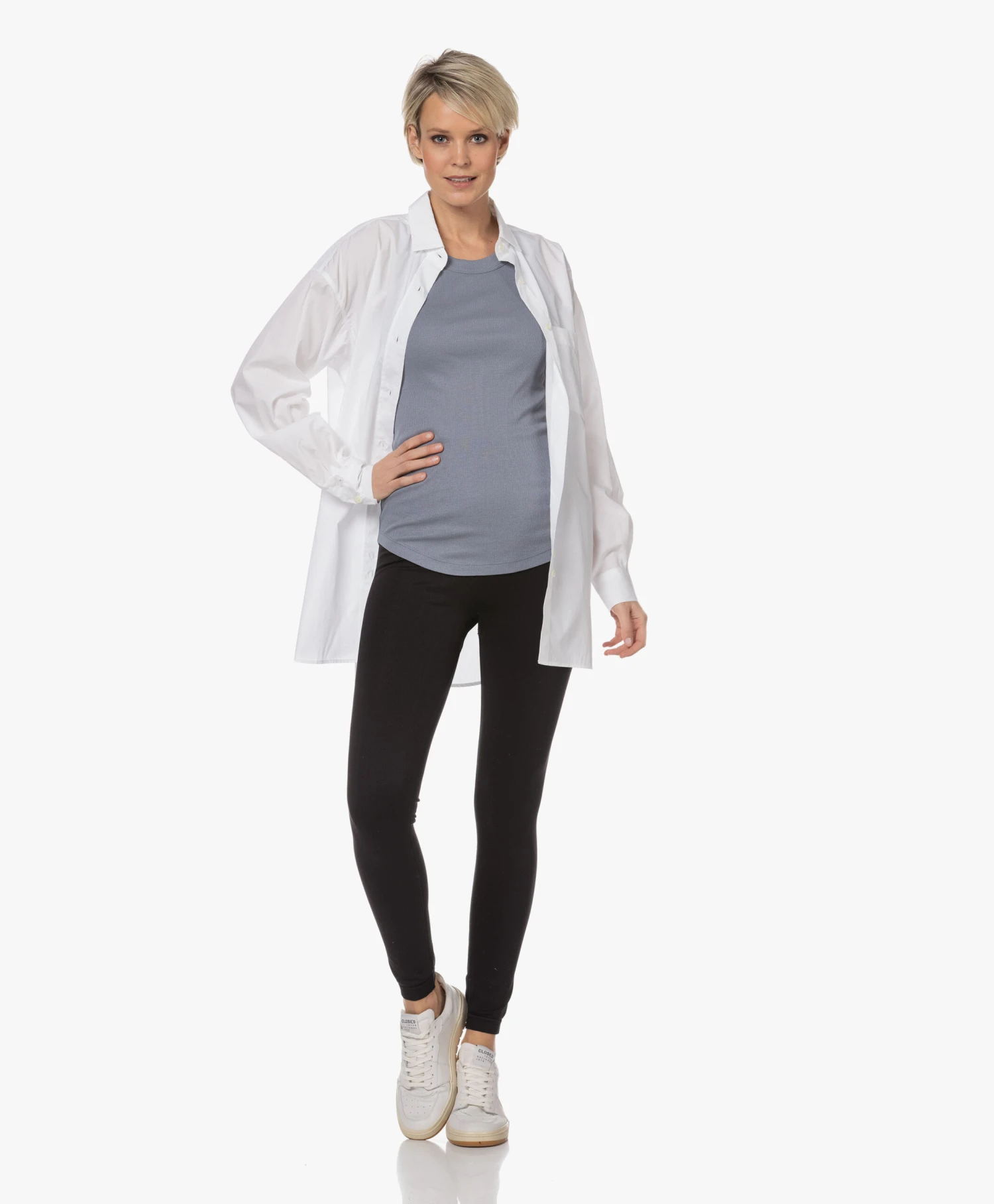 Closed Jersey Legging Met Hoge Taille - Zwart 11 Closed Jersey Legging Met Hoge Taille - Zwart - Afbeelding 11