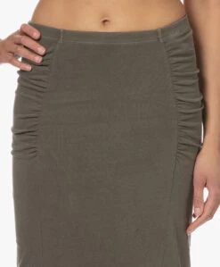 James Perse Aangerimpelde Jersey Midi Rok - Platoon -Mode Kleding 230201 5daaa51b f318 4642 9503 aafb07009158