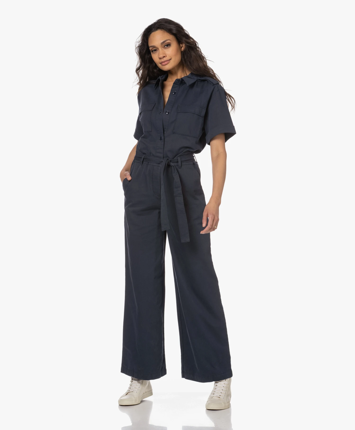 Re/Done 90S High Top Leren Sneakers - Vintage White 6 Re/Done 90S High Top Leren Sneakers - Vintage White - Afbeelding 6