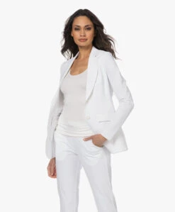 Japantky Yuu Getailleerde Blazer - Wit -Mode Kleding 230207 302937ad 1b08 4d87 a24c d89264fbbf2d