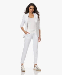 Japantky Yuu Getailleerde Blazer - Wit -Mode Kleding 230207 a740c33d 112e 478a 84f0 3fd341c32a21