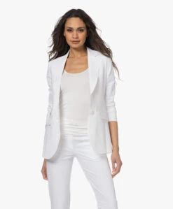 Japantky Yuu Getailleerde Blazer - Wit -Mode Kleding 230207 b202e936 8a6e 4196 a208 c9b87f206fb6