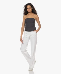 Japantky Bumpy Strapless Travel Jersey Top - Donkergrijs -Mode Kleding 230208 58b0b6bd d98f 4274 b3cf e166de228185