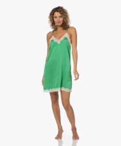 Love Stories Willow Satijnen Slip Dress - Groen -Mode Kleding 230210 0e4a0e94 149d 4a7d 9612 bbe13deb6fbc