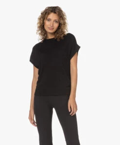 Sibin/Linnebjerg Ines Viscosemix Trui Met Kapmouwen - Zwart -Mode Kleding 230210 274d5ff0 9365 4b0a b409 72fa410a70bb