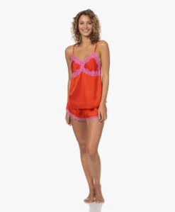 Love Stories Apollo Satijnen Shorts Met Kant - Rood -Mode Kleding 230210 6840a08d 23d8 4918 a5f7 64467fb73221