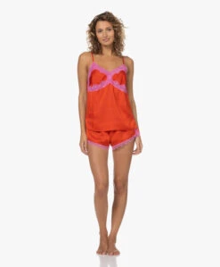 Love Stories Apollo Satijnen Shorts Met Kant - Rood -Mode Kleding 230210 79deb168 55c6 47f5 aaba 67f515b5d74a