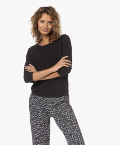 Japantky Nariko Light Travel Jersey T-Shirt - Diepzwart -Mode Kleding 230210 942c056f 816d 495e 9dd1 3a9e57b35682