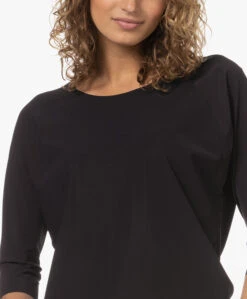 Japantky Nariko Light Travel Jersey T-Shirt - Diepzwart -Mode Kleding 230210 96712ef9 6570 4b53 9002 c729b1275fd9