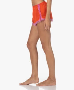 Love Stories Apollo Satijnen Shorts Met Kant - Rood -Mode Kleding 230210 9bcb142a f182 4eb4 a355 cade9e7b77bc