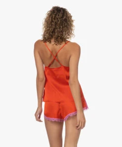 Love Stories Pandora Satijnen Top Met Kant - Rood -Mode Kleding 230210 b6288ecb d0bd 4f1d 8d31 9522330481db