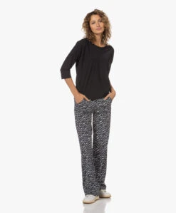 Japantky Nariko Light Travel Jersey T-Shirt - Diepzwart -Mode Kleding 230210 c38e6f74 82d5 440a 8c04 c502d0448e4a