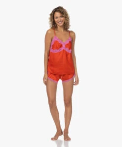 Love Stories Apollo Satijnen Shorts Met Kant - Rood -Mode Kleding 230210 c49a7c3e 29c5 428f b9f5 b93e1bc88123