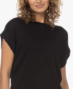 Sibin/Linnebjerg Ines Viscosemix Trui Met Kapmouwen - Zwart -Mode Kleding 230210 dad3d3f8 b84b 4d69 86b3 4cc23b2e9286