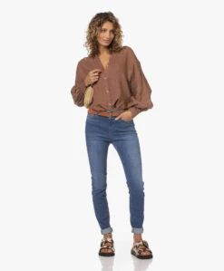 Closed Lizzy Super Stretch Denim Skinny Jeans - Middenblauw -Mode Kleding 230210 dc99aa4f 70d1 4a0c 823d b294db22ee62