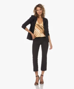 Japantky Yuuka Getailleerde Travel Jersey Blazer - Diepzwart -Mode Kleding 230210 e70c7010 52f8 42fb 887d d4895ef231fd