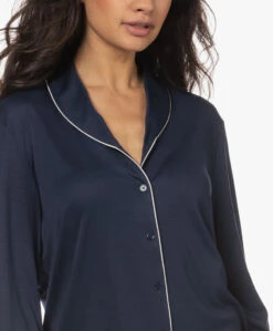 Hanro Natural Comfort Tencel Pyjamaset - Deep Navy -Mode Kleding 230213 9b27ec52 5df5 42d5 9e29 1b8a506b4ac1